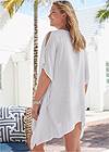 Back View Cold-Shoulder Tunic Cover-Up