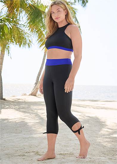 Plus Size Strappy Back Sport Top