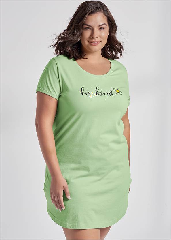 Cropped Front View Sleepshirt