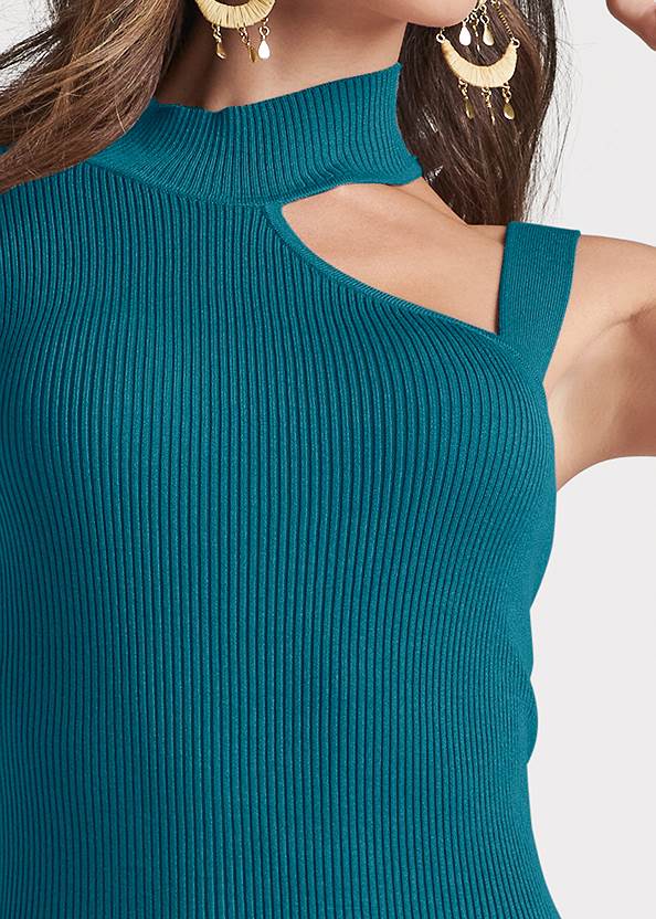 Alternate View Cutout Detail Sweater Dress
