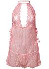 Alternate View Lace Babydoll With Keyhole