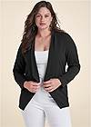 Front View Waterfall Blazer