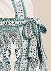 Alternate View Paisley Print Linen Dress