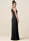 Back View Strappy Maxi Dress