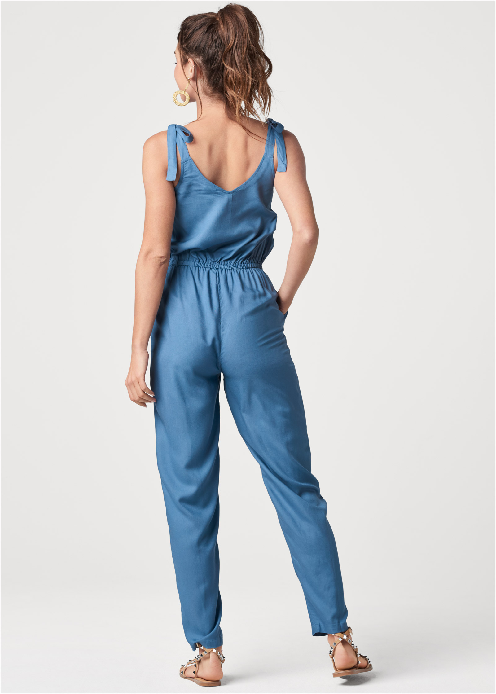 Venus denim sale jumpsuit