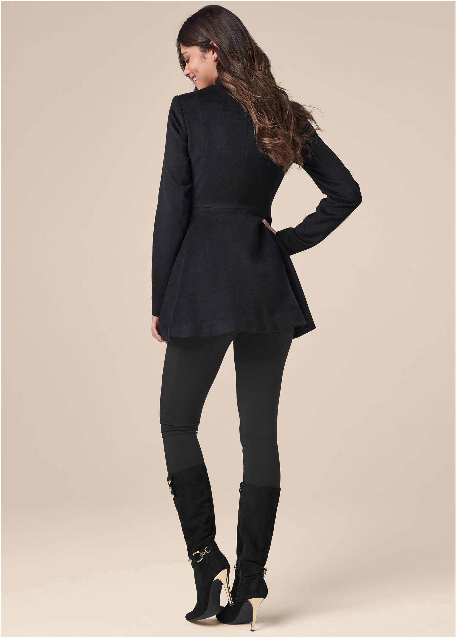 Peplum peacoat cheap