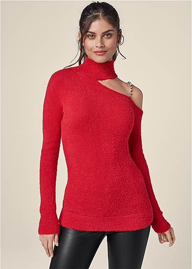 Cozy One Shoulder Sweater