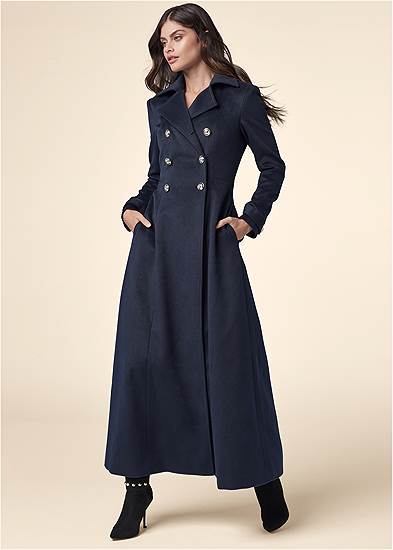 A-Line Double Breasted Coat