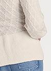 Alternate View Rose Detail Peplum Sweater