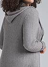Alternate View Ribbed Hooded Duster