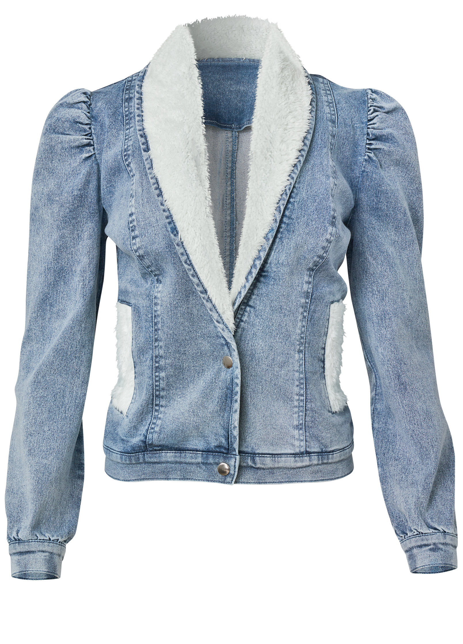 fur lined jean jacket