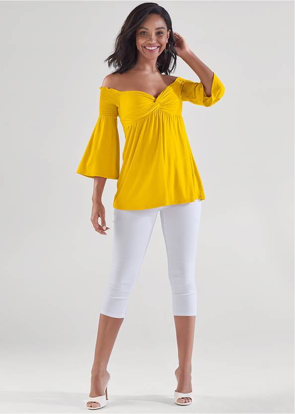 Full front view Off-The-Shoulder Top