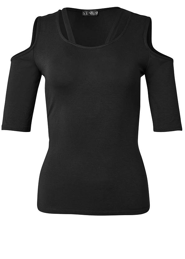 Alternate View Strappy Cold-Shoulder Top, Any 2 Tops For $39