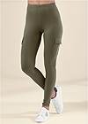Front View Lounge Cargo Leggings
