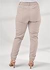 Back View Ruched Jogger Pants