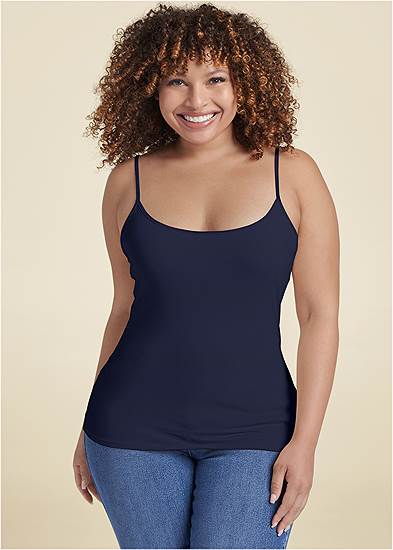 Plus Size Basic Cami Two Pack