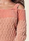 Detail front view Chenille Sweater