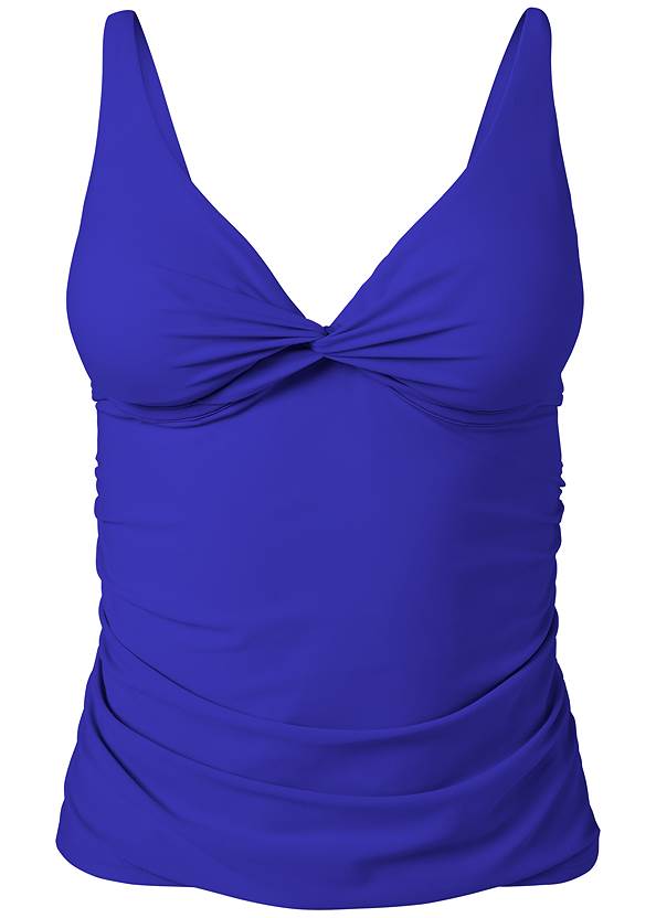 Ghost with background  view Underwire Twist Tankini Top