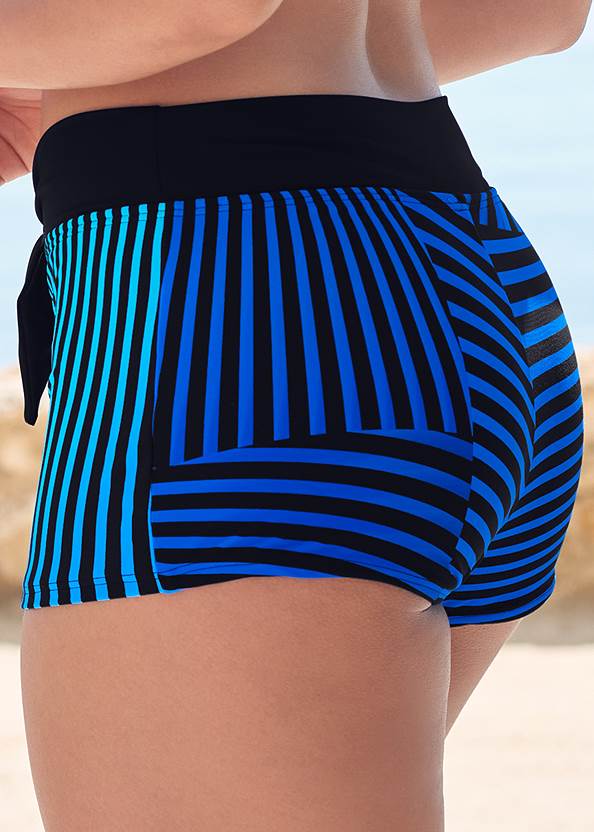 Alternate View Tie-Front Shorts