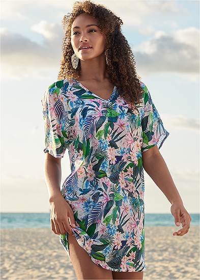 Printed Cover-Up Tunic