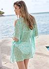 Full back view Cold-Shoulder Beach Tunic