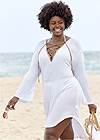Front View Roman Cover-Up Beach Dress