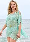 Front View Cold-Shoulder Beach Tunic