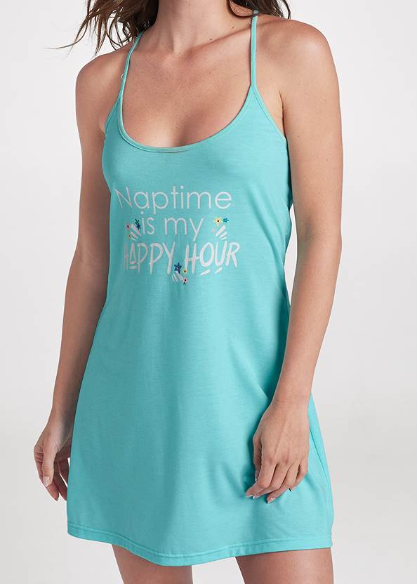 Alternate View T-Back Graphic Nightgown
