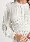 Alternate View Lace Smocked Waist Blouse