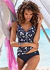 Front View Underwire Tankini Set