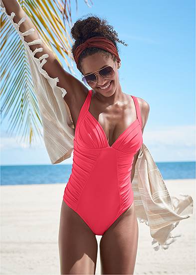 Ruched One-Piece