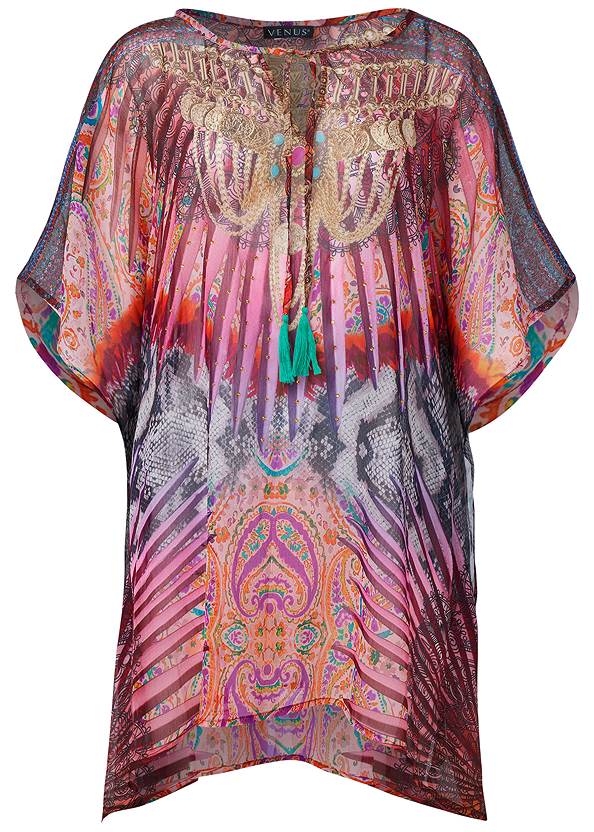 Alternate View Cold-Shoulder Beach Tunic