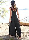 Cropped back view Easy Blouson Jumpsuit