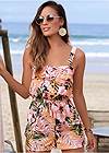 Cropped  view Floral Romper