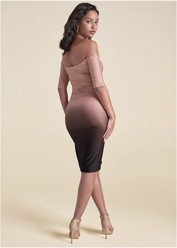 Back View Sand Dune Ombre Dress