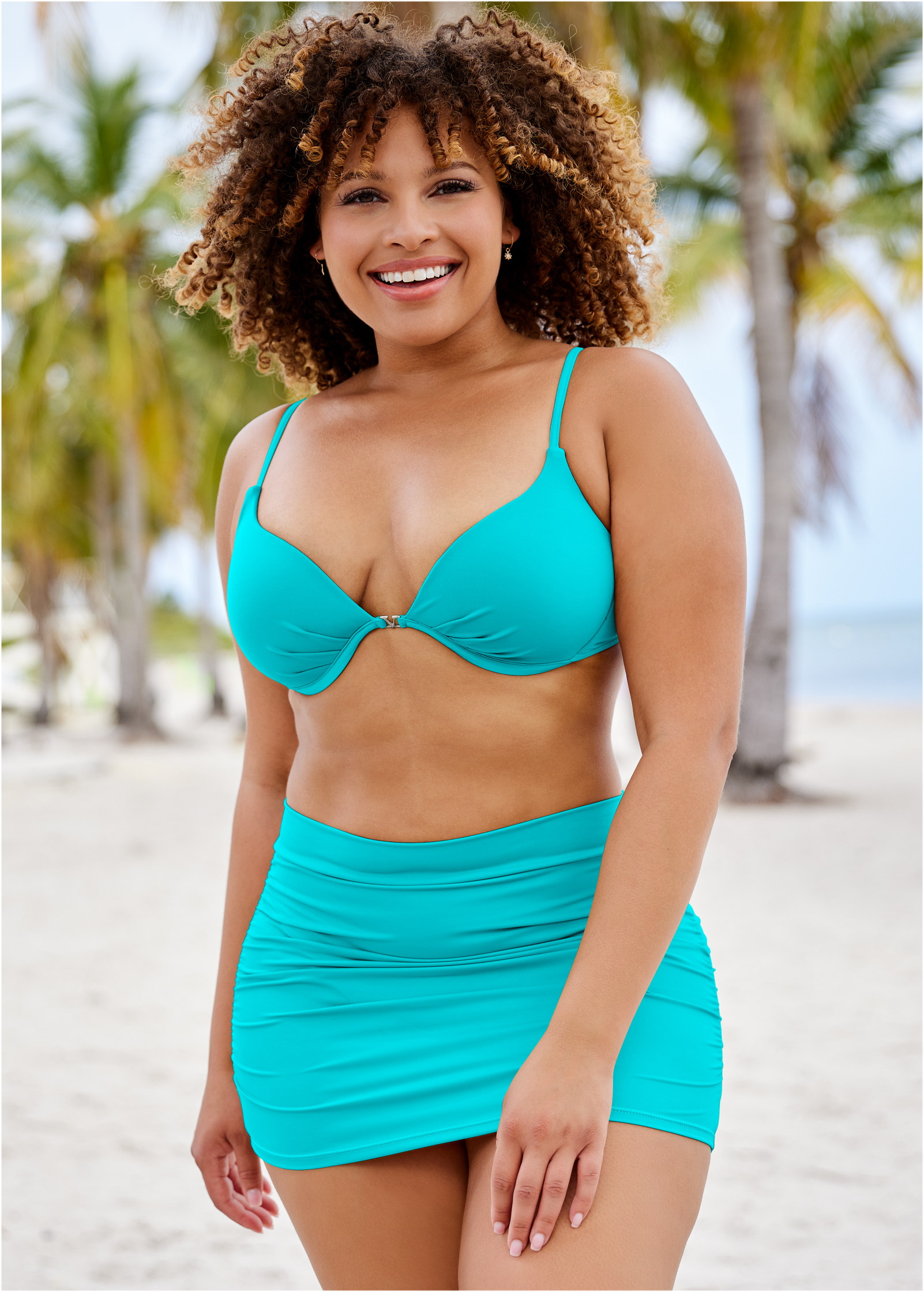 Plus size swim store skirt