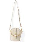 Full  view Faux Leather Bucket Bag