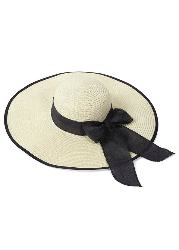 Wide Brim Hat,Tie-Front Maxi Dress,High Heel Strappy Sandals,Beaded Fringe Earrings,Raffia Beaded Handbag