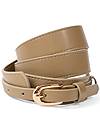 Full front view Thin Nude Belt
