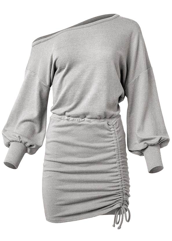 Alternate View Cozy Hacci Ruched Dress