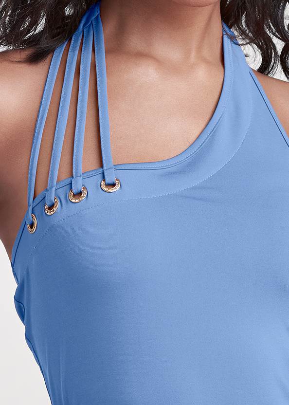 Alternate View One-Shoulder Strappy Top