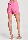 Waist down back view Casual Pull-On Walking Shorts