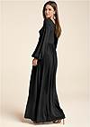 Back View Tie-Front Maxi Dress
