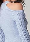 Alternate View Halter Ribbed Sweater