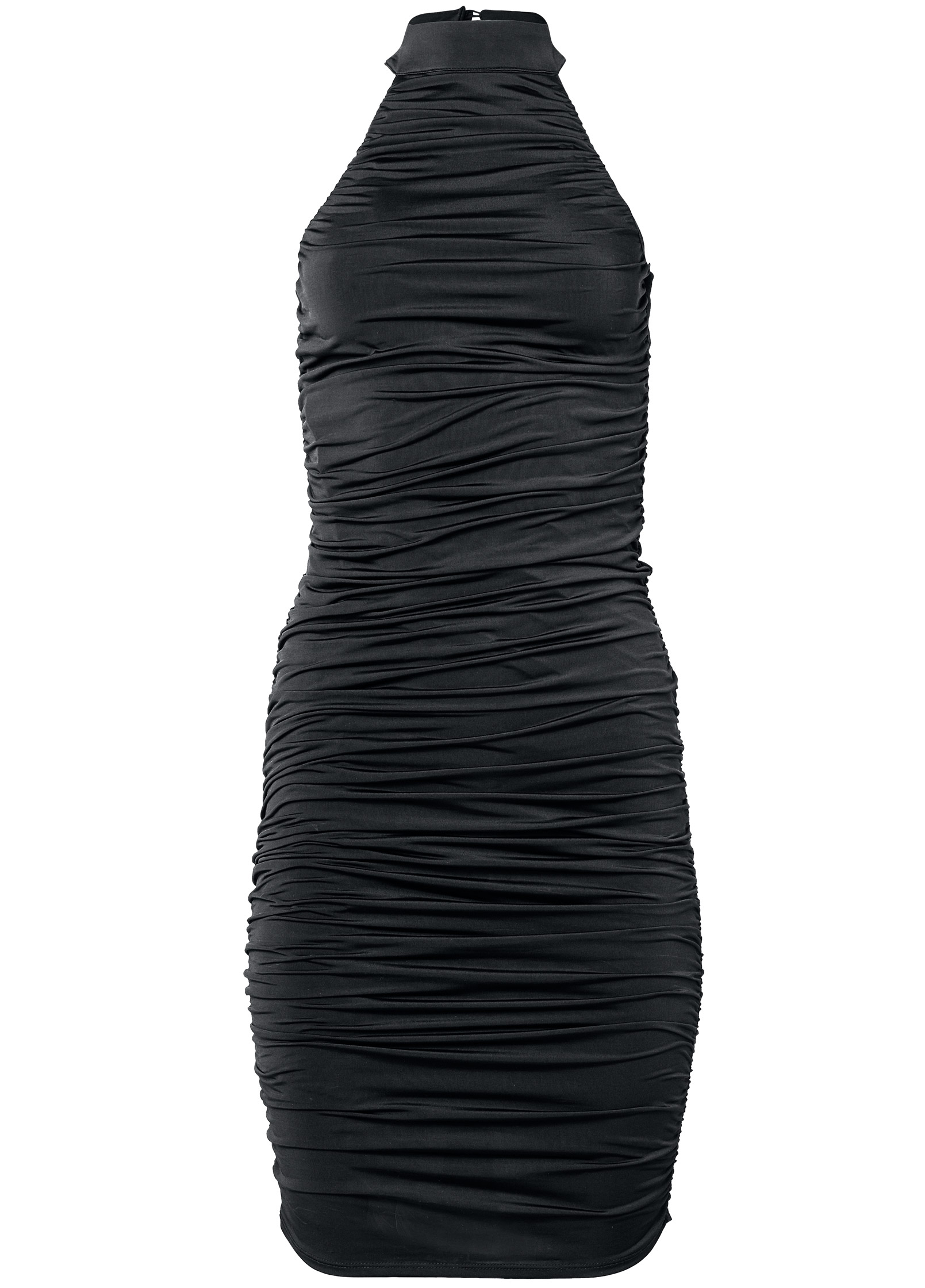 Shape Embrace Mock-Neck Dress in Black | VENUS