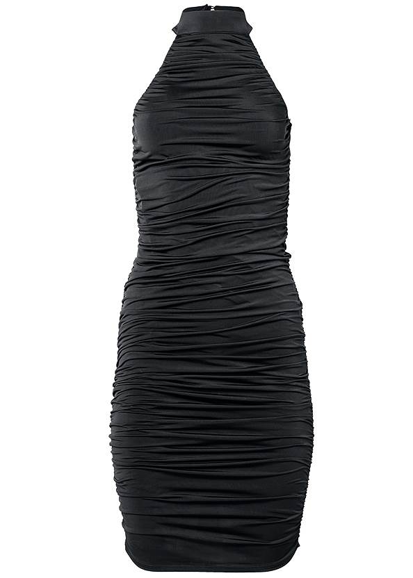 Alternate View Shape Embrace Mock-Neck Dress