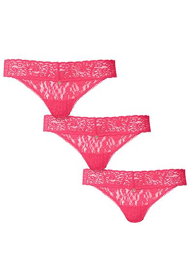 Pearl By Venus® Allover Lace Thong 3 Pack, Any 2 For $20