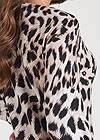 Detail back view Embellished Leopard Print Sweater