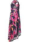 Ghost with background  view Midnight Floral Halter Dress