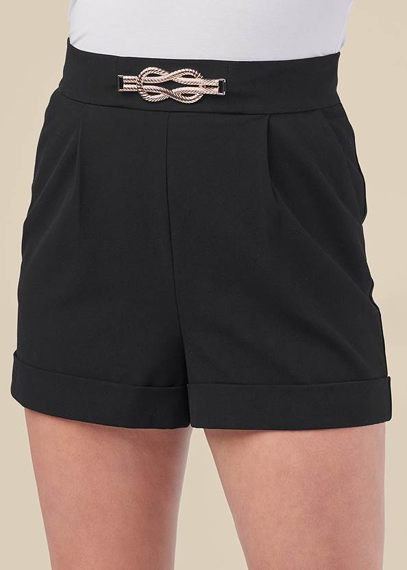 Alternate View Pleated Cuffed Shorts